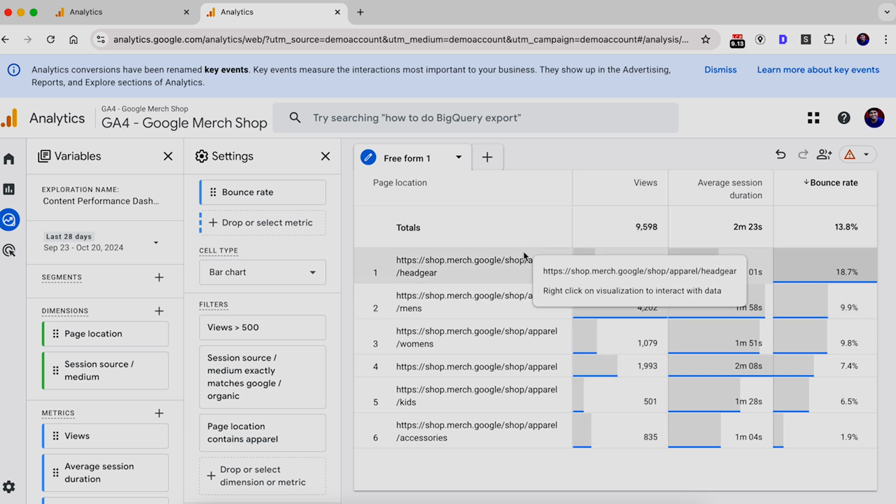 Sharing and Exporting Data